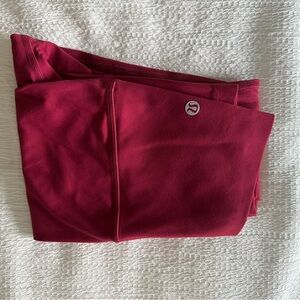Lululemon Red Leggings